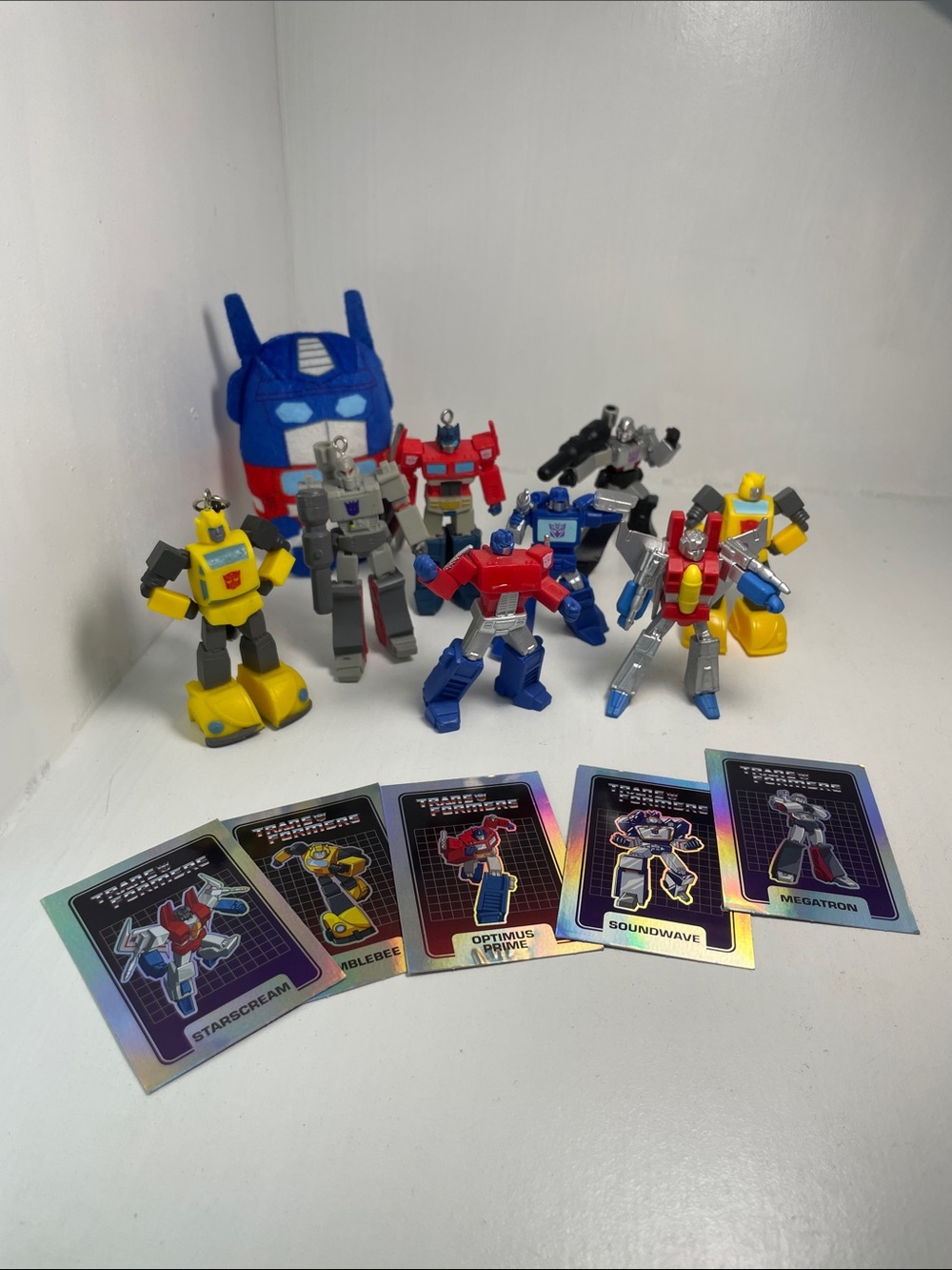 Transformers Miniature PVC Figures Cake Toppers Cards POD